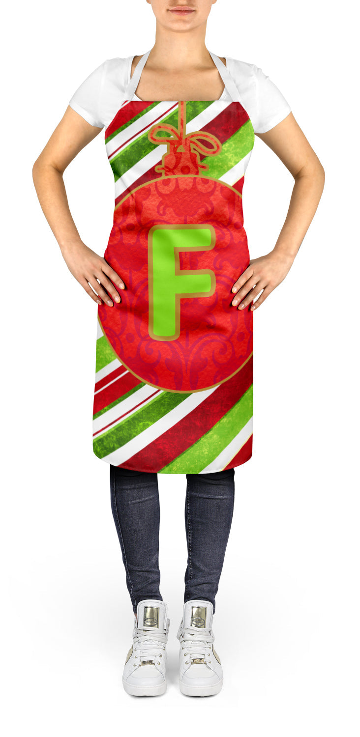 Christmas Oranment Holiday Initial Letter F Apron CJ1039-FAPRON