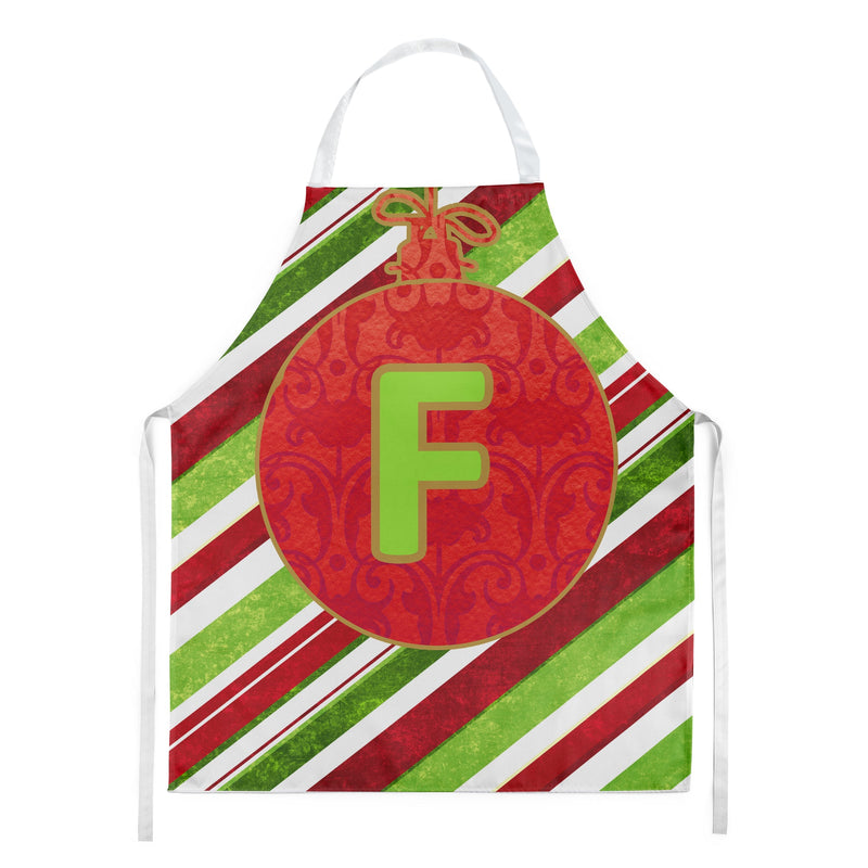 Christmas Oranment Holiday Initial Letter F Apron CJ1039-FAPRON