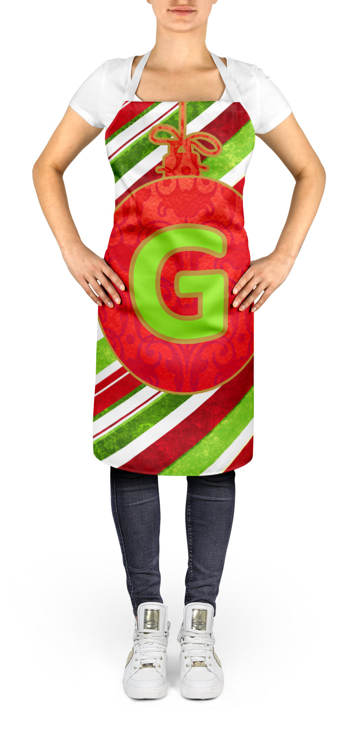 Christmas Oranment Holiday Initial Letter G Apron CJ1039-GAPRON