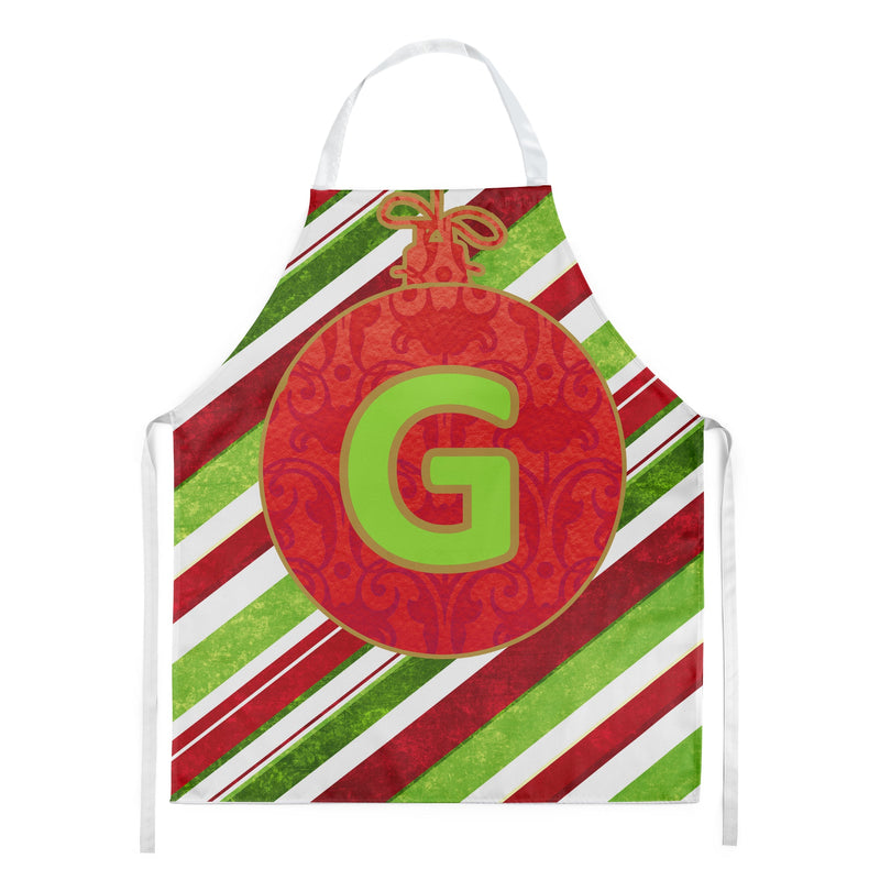 Christmas Oranment Holiday Initial Letter G Apron CJ1039-GAPRON