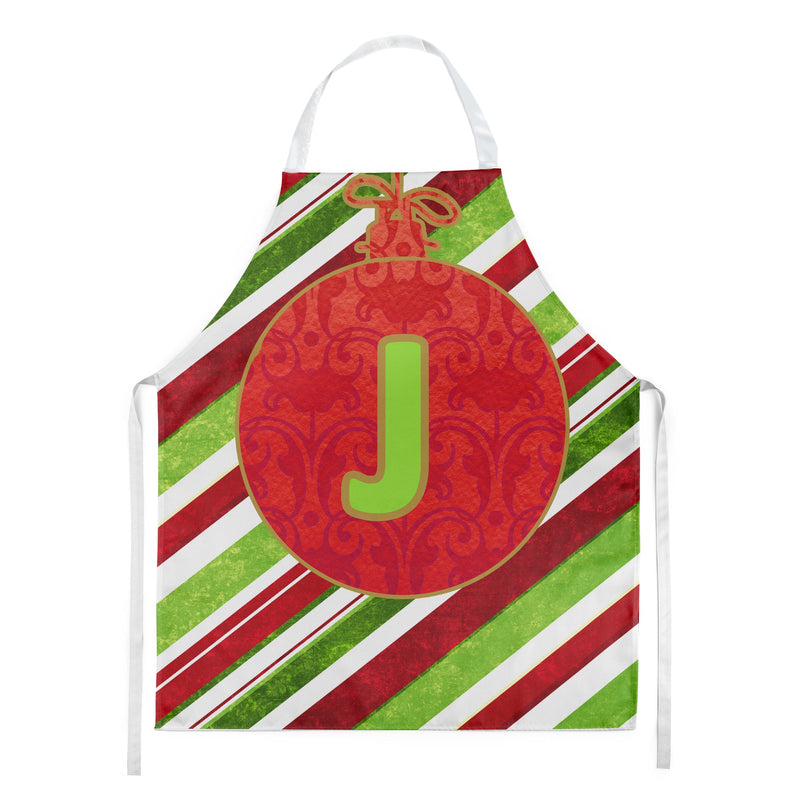 Christmas Oranment Holiday Initial Letter J Apron CJ1039-JAPRON