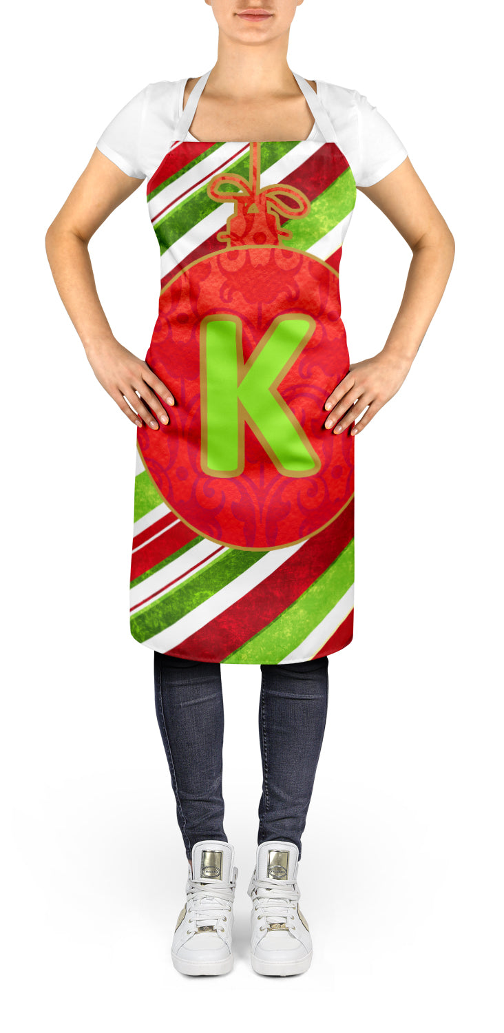 Christmas Oranment Holiday Initial Letter K Apron CJ1039-KAPRON