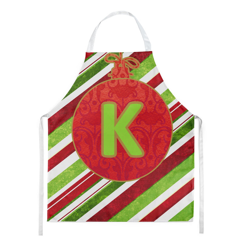 Christmas Oranment Holiday Initial Letter K Apron CJ1039-KAPRON