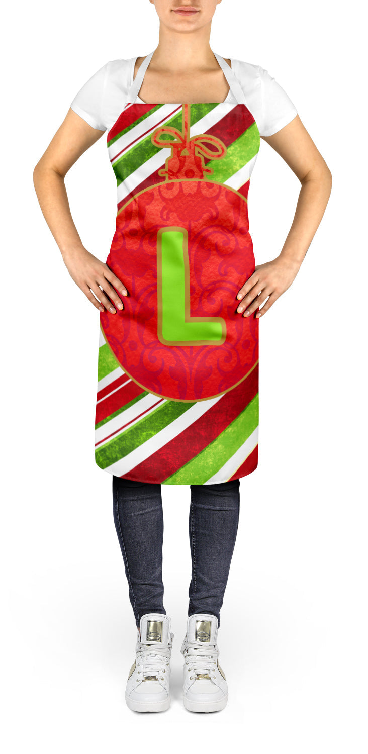 Christmas Oranment Holiday Initial Letter L Apron CJ1039-LAPRON