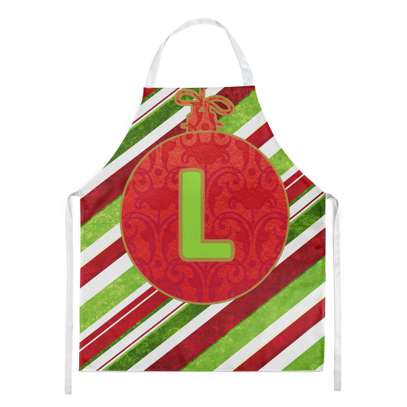 Christmas Oranment Holiday Initial Letter L Apron CJ1039-LAPRON