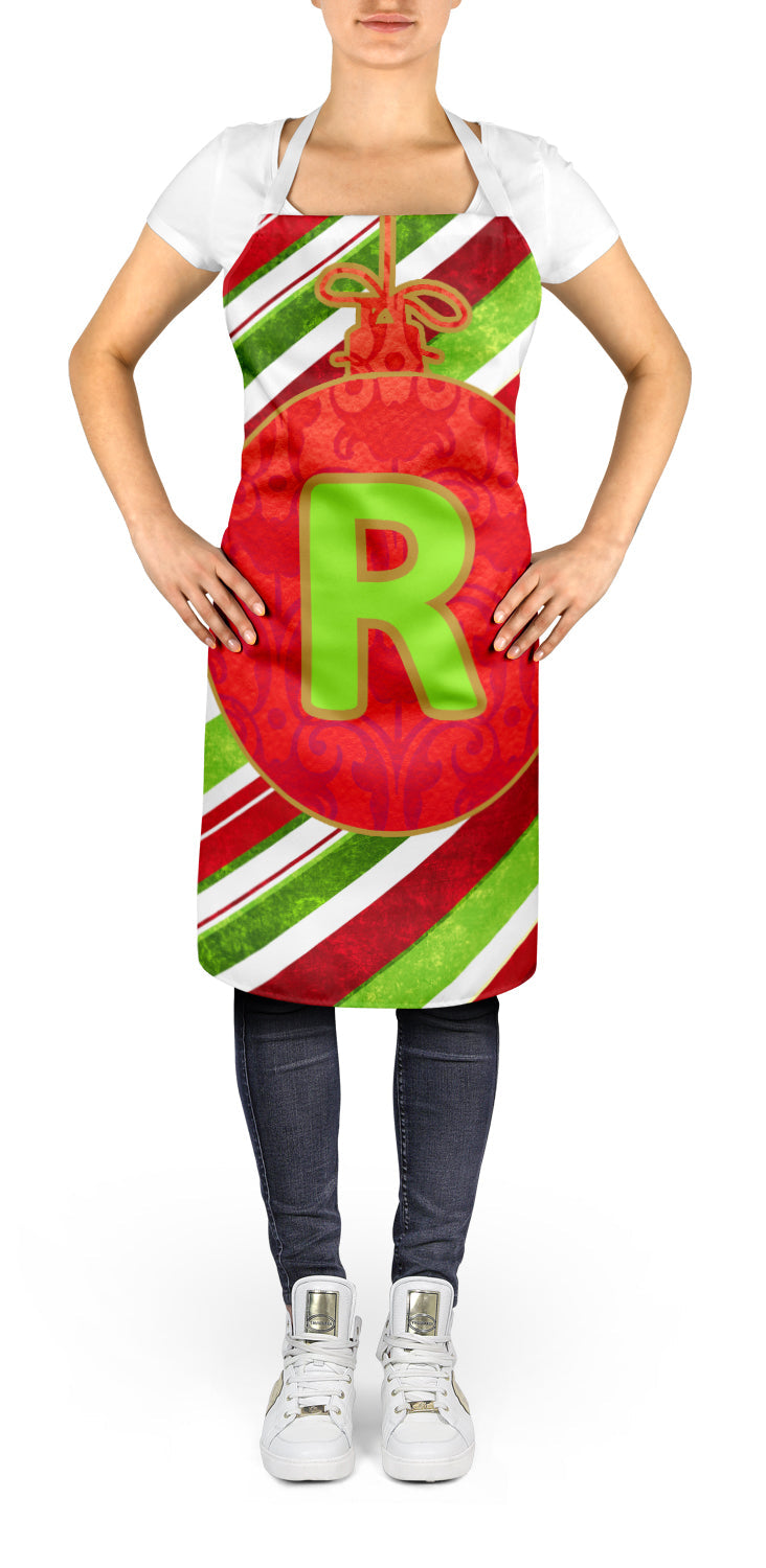 Christmas Oranment Holiday Initial Letter R Apron CJ1039-RAPRON