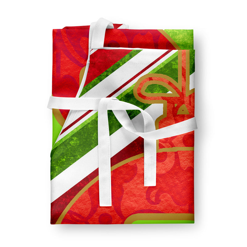 Christmas Oranment Holiday Initial Letter R Apron CJ1039-RAPRON