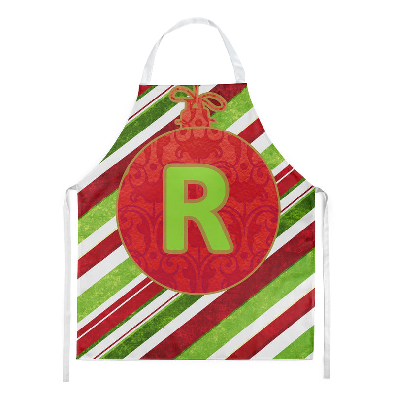 Christmas Oranment Holiday Initial Letter R Apron CJ1039-RAPRON