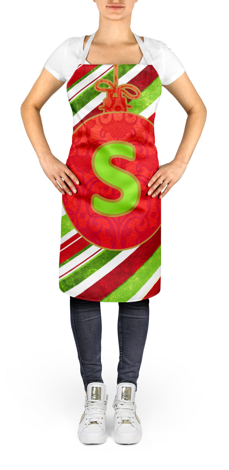 Christmas Oranment Holiday Initial Letter S Apron CJ1039-SAPRON