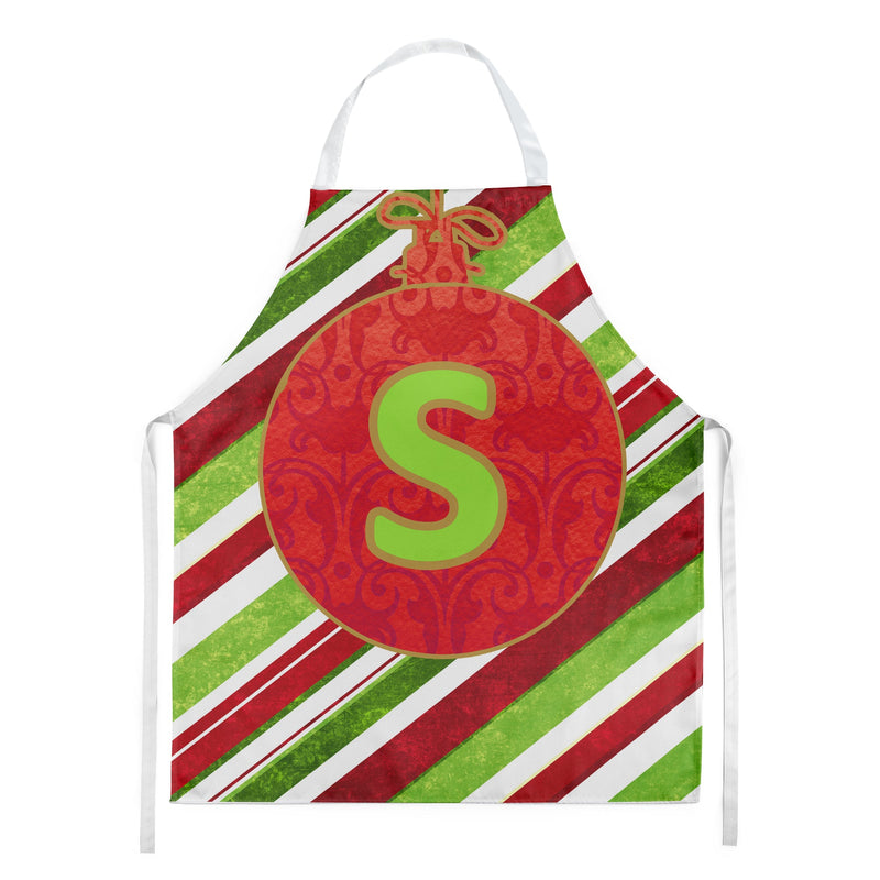 Christmas Oranment Holiday Initial Letter S Apron CJ1039-SAPRON