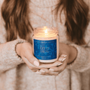 Let It Snow Soy Candle - 9 oz Clear Jar