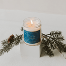 Let It Snow Soy Candle - 9 oz Clear Jar