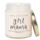 Girl Mama Soy Candle - Clear Jar - 9 oz (Wildflowers and Salt)