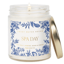 Spa Day Soy Patterned Candle - Clear Jar - 9 oz