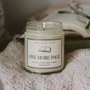 One More Page Soy Candle - Clear Jar - 9 oz