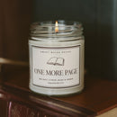 One More Page Soy Candle - Clear Jar - 9 oz