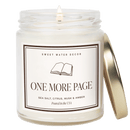 One More Page Soy Candle - Clear Jar - 9 oz