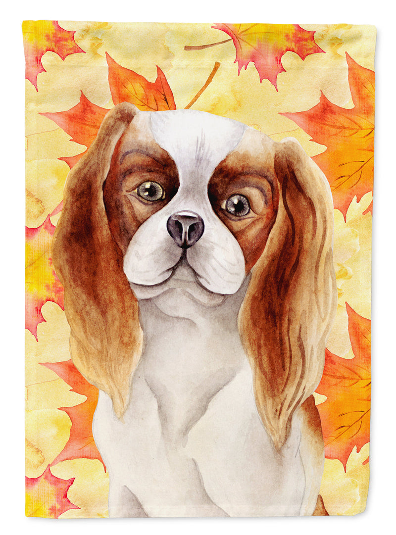 Cavalier Spaniel Fall Flag Canvas House Size CK1405CHF