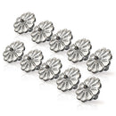 Mascot Hardware Cosmo Flower 1-5/6 in. Distressed White Patina Cabinet Knob (Pack of 10)