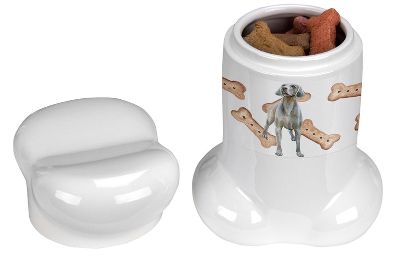 Weimaraner Bone Shaped Treat Jar CK2254BSTJ