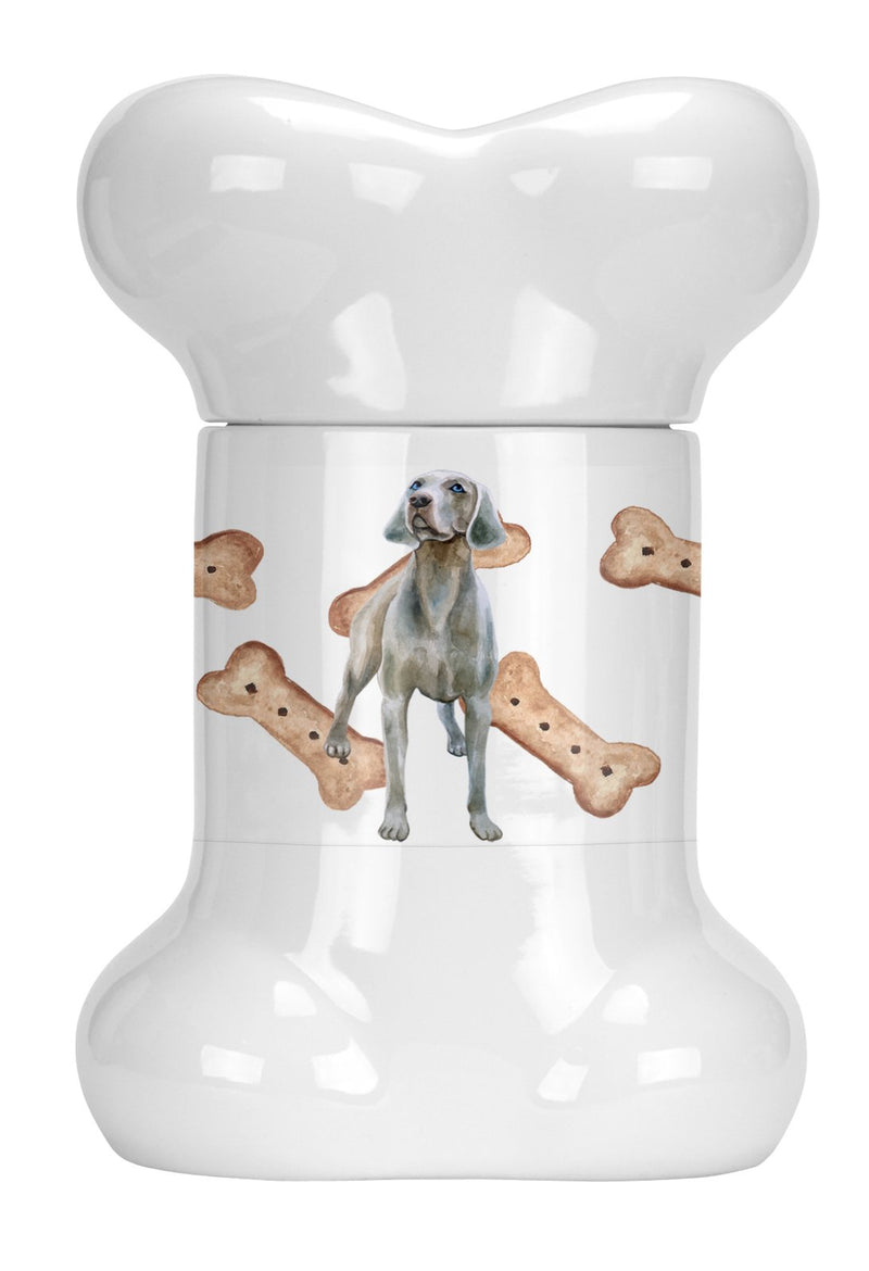 Weimaraner Bone Shaped Treat Jar CK2254BSTJ