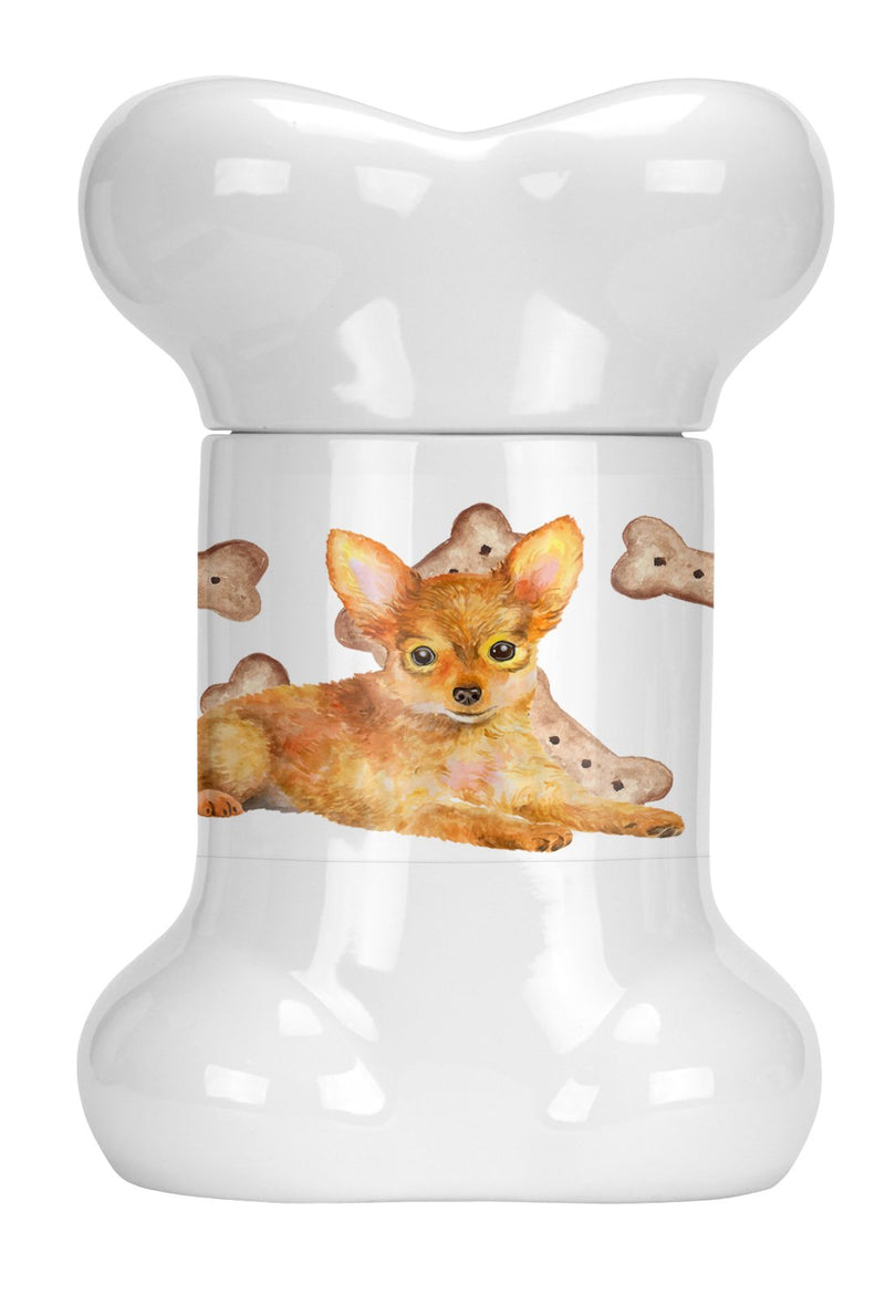 Toy Terrier Bone Shaped Treat Jar CK2301BSTJ