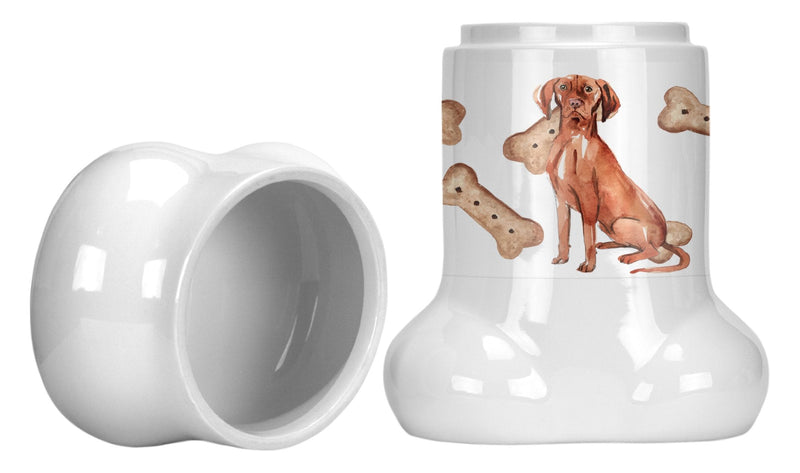 Vizsla Bone Shaped Treat Jar CK2317BSTJ