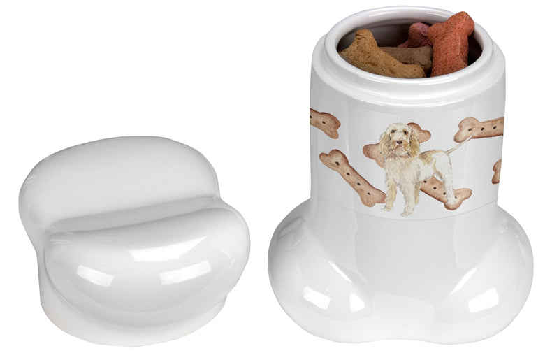 Spinone Italiano Bone Shaped Treat Jar CK2334BSTJ