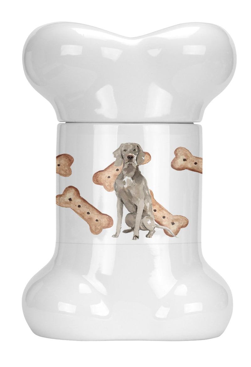 Weimaraner Bone Shaped Treat Jar CK2335BSTJ