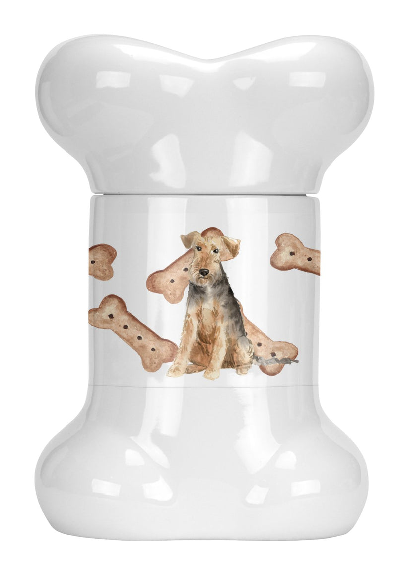 Welsh Terrier Bone Shaped Treat Jar CK2336BSTJ