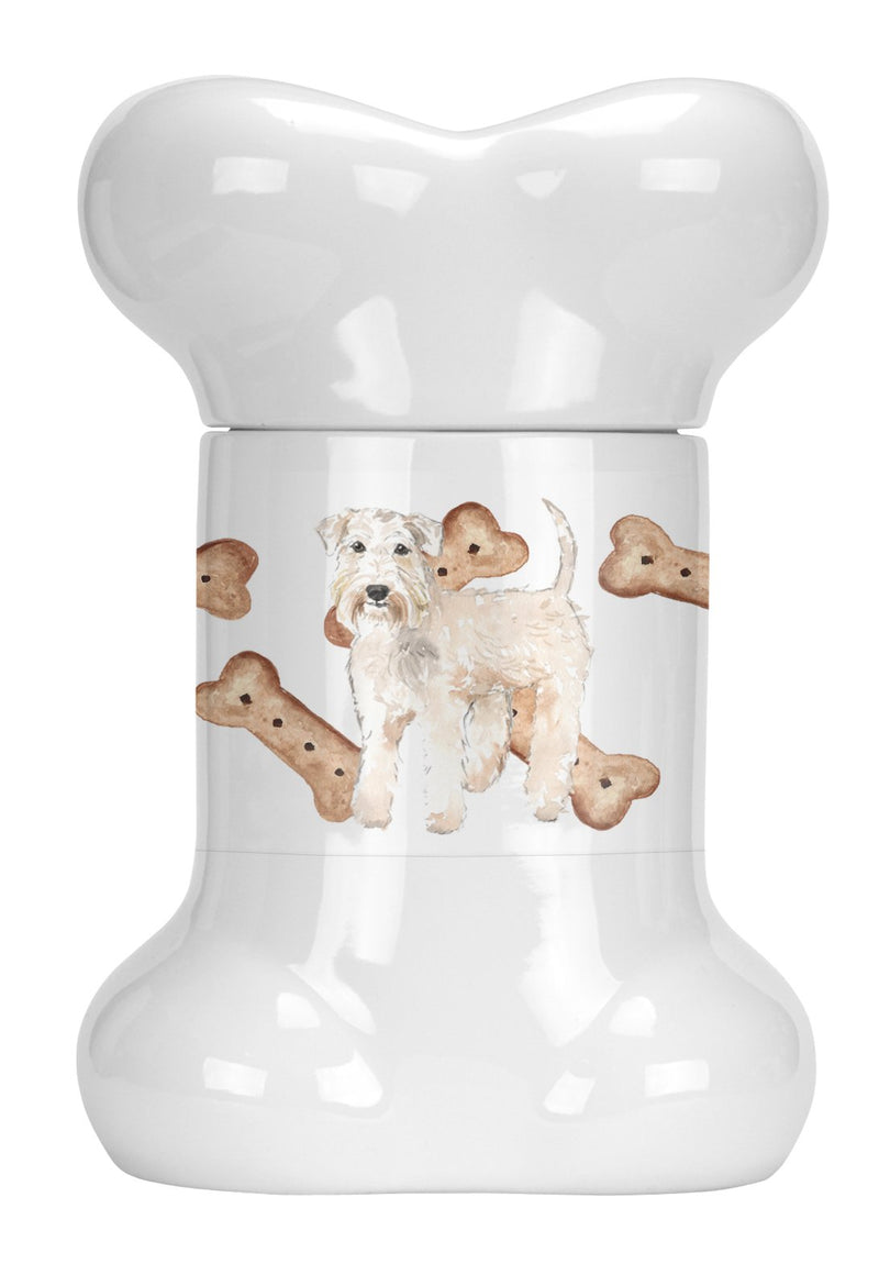 Soft Coated Wheaten Terrier Bone Shaped Treat Jar CK2337BSTJ