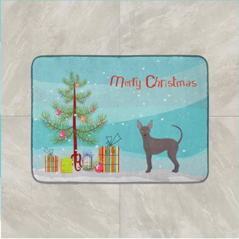 Abyssinian or African Hairless Dog Christmas Tree Machine Washable Memory Foam Mat CK3438RUG