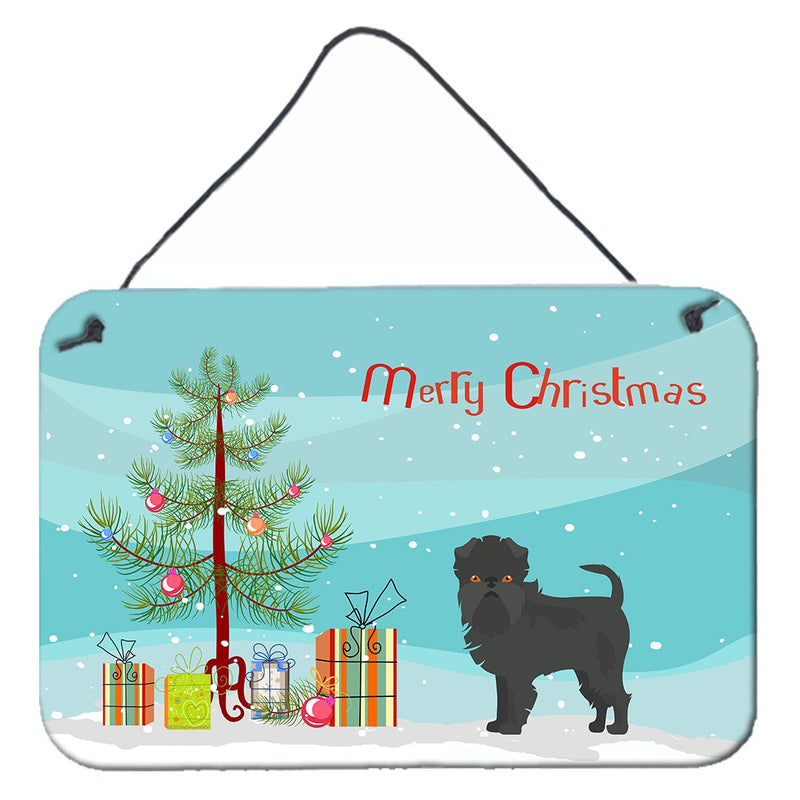 Affenpinscher Christmas Tree Wall or Door Hanging Prints CK3440DS812