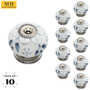 Calendula Washed 1-4/7 in. Grey Cabinet Knob (Pack of 10)