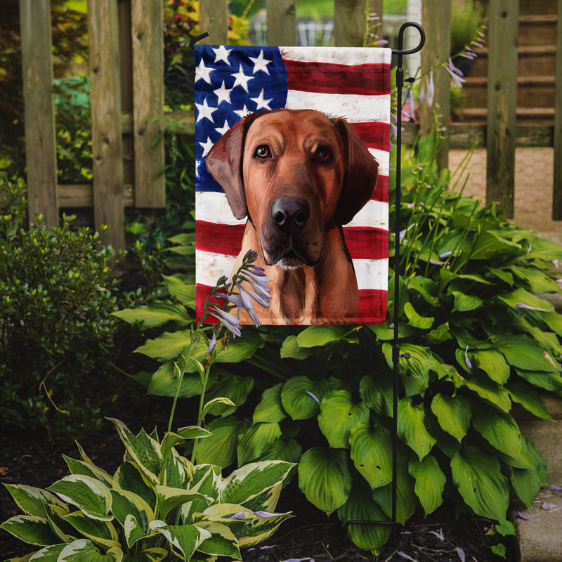 Broholmer Dog American Flag Flag Garden Size CK6463GF