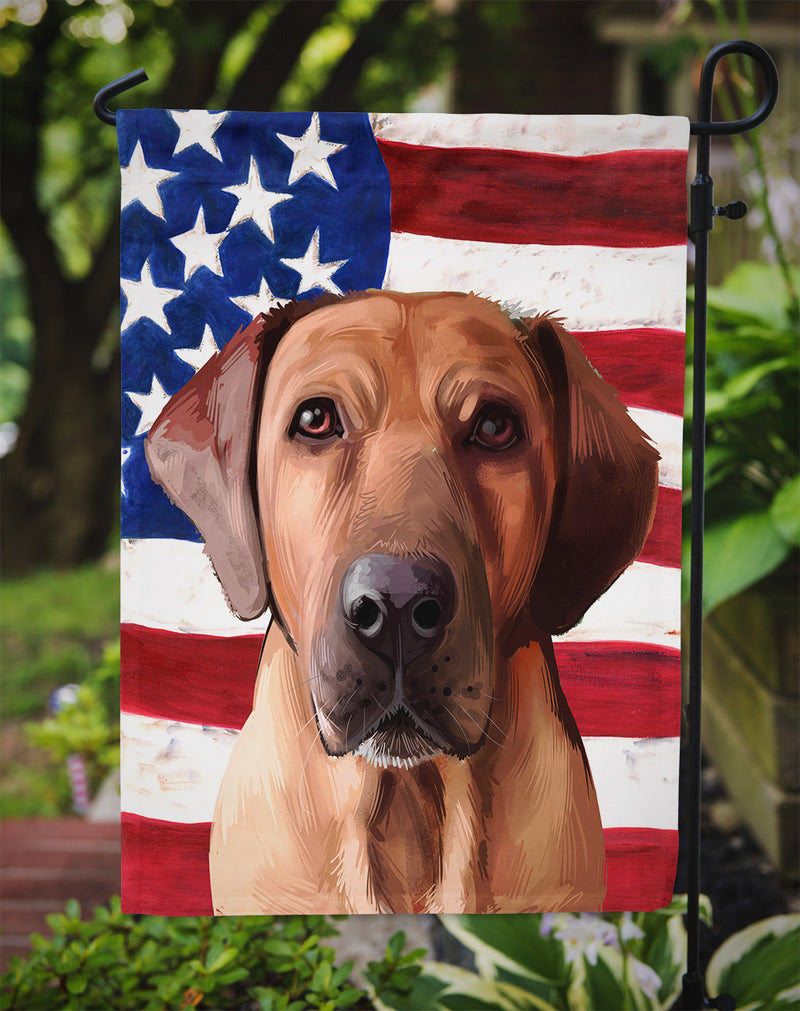 Broholmer Dog American Flag Flag Garden Size CK6463GF