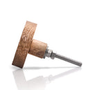 Mascot Hardware Thunder Crack 1-7/10 in. Wooden Round Knob (Pack of 10)