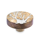 Mascot Hardware Thunder Crack 1-7/10 in. Wooden Round Knob (Pack of 10)