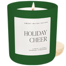 Holiday Cheer Soy Candle - Green Matte Jar - 15 oz
