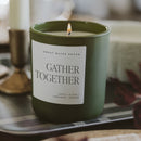 Gather Together Soy Candle - Olive Matte Jar - 15 oz (Farmhouse)
