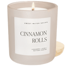 Cinnamon Rolls Soy Candle - Tan Matte Jar - 15 oz