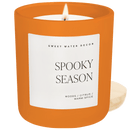 Spooky Season Soy Candle - Orange Matte Jar - 15 oz (Cozy Season)