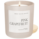 Pink Grapefruit Soy Candle - Tan Matte Jar - 15 oz