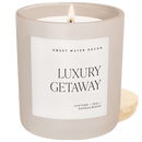 Luxury Getaway Soy Candle - Tan Matte Jar - 15 oz