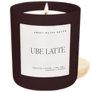Ube Latte Soy Candle - Brown Matte Jar - 15 oz