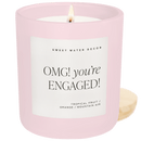 Omg! You're Engaged! Soy Candle - Pink Matte Jar - 15 oz