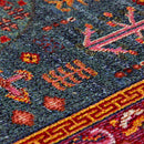 Cleveland Colorful Traditional Area Rug - Teal, Aqua, Navy