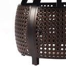 Aluminum 44-in Round Propane Fire Table with Beads, Covers and Lid