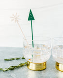 Modern Christmas Drink Stirrers, Set of 12