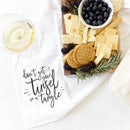 Don't Get Your Tinsel in a Tangle Christmas Kitchen Tea Towel